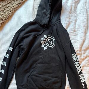 Blink-182 One More Time Pullover, Size Medium, Black and White